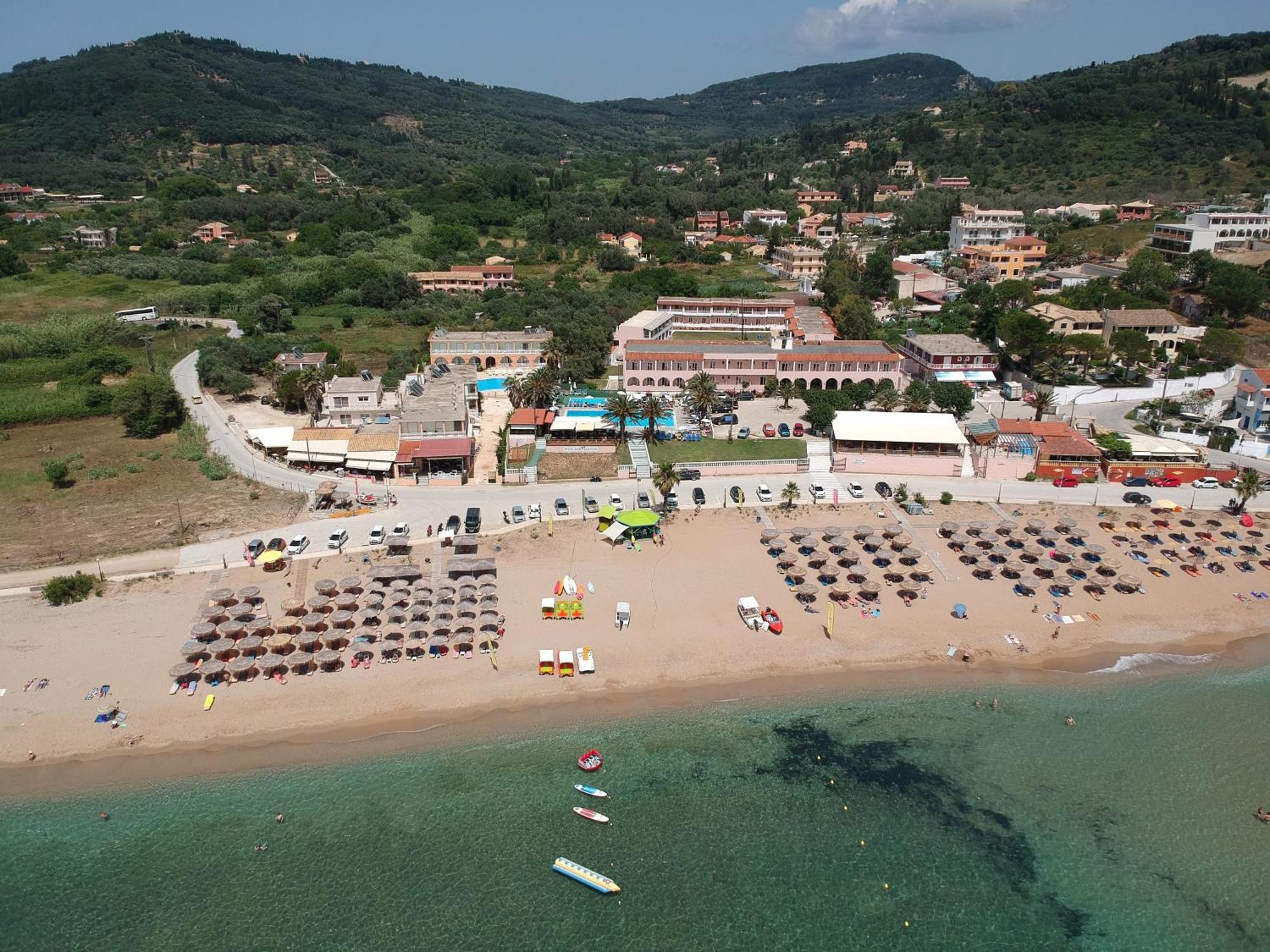 Alkyon Beach Hotel Agios Georgios Pagon Exteriör bild